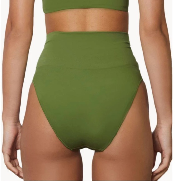 Free People x IT’S NOW COOL Contour High-Waisted Surf Bottoms in Pesto Sz S 97 - Picture 6 of 14